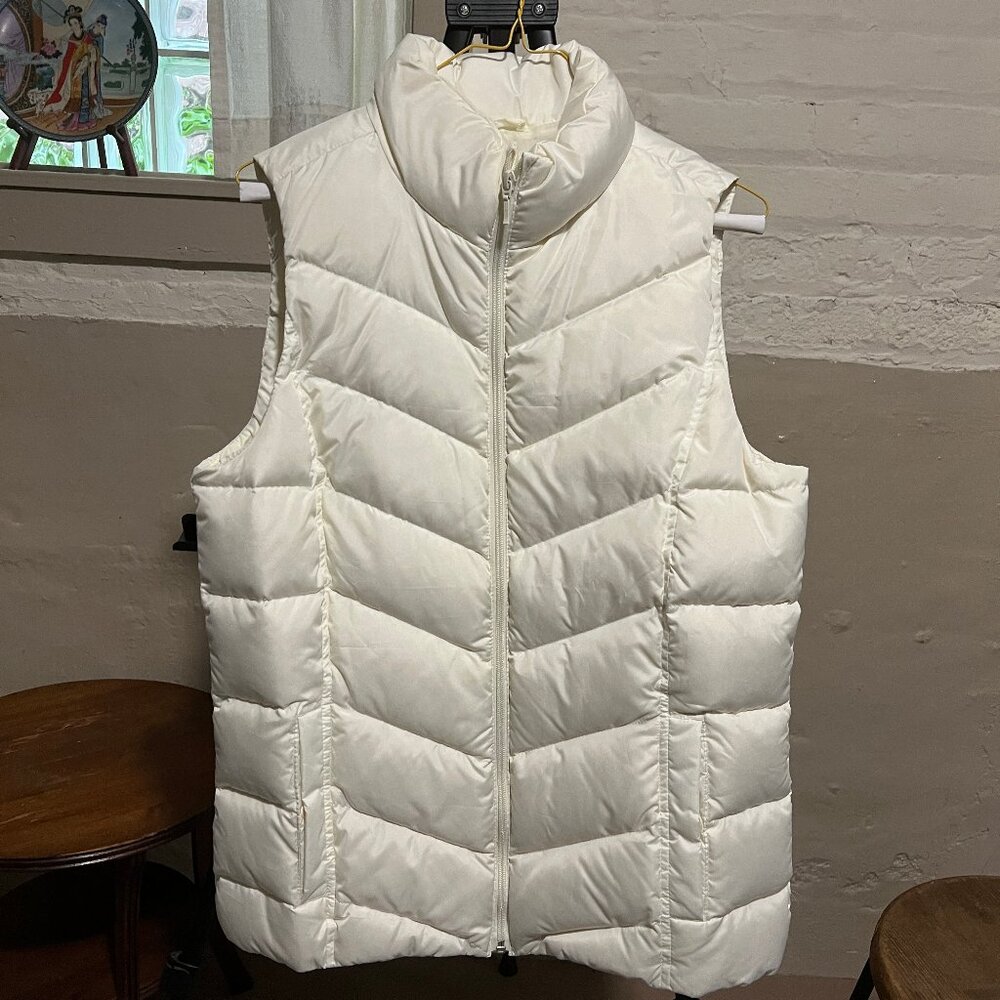 Lands' End Down Puffer Vest, S